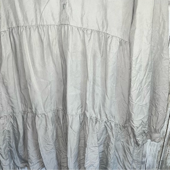 Zara Grey Tiered Mini Dress - Picture 3 of 7